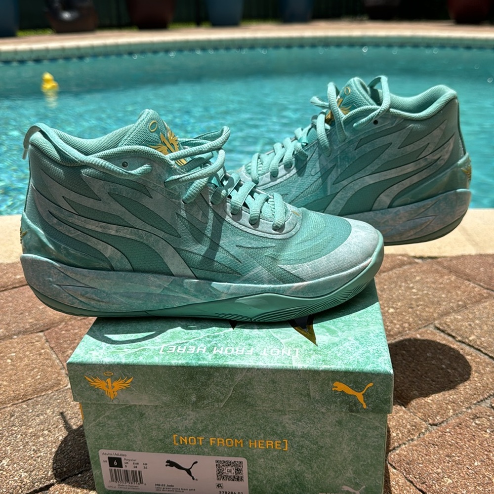Puma LaMelo Ball MB.02 Lunar New Year Jade Men's - Picture 5 of 9